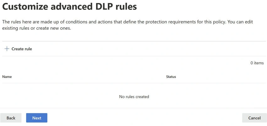 DLP Rules