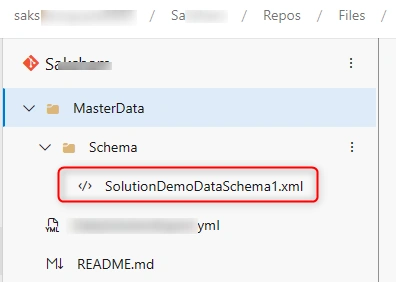 Check-in Schema file