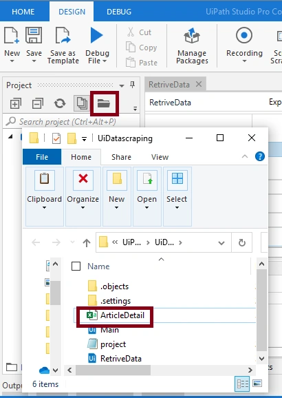 Data Scraping In A Webpage Automation Using UiPath Studio