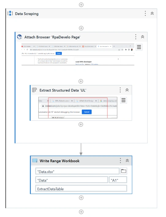 Data Scraping using UiPath