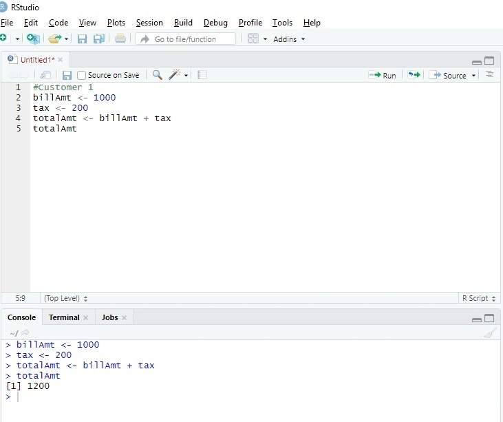 Variables And Data Types In R