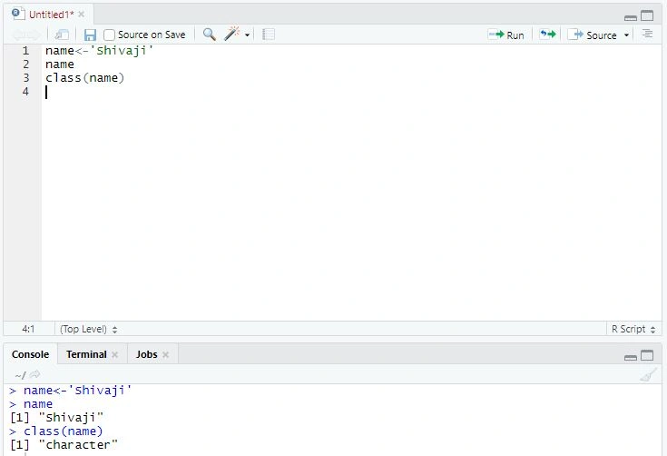 Variables And Data Types In R