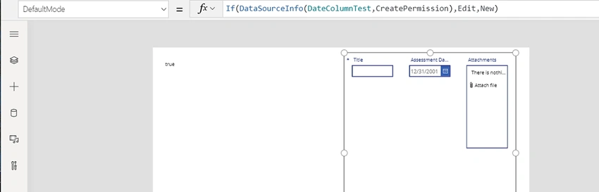 Datasourceinfo function in power apps and displaying forms dynamically based on user role