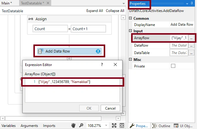 Datatable To CSV File Using UiPath Studio