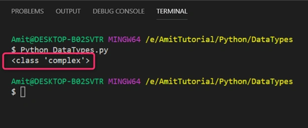 Data Types in Python