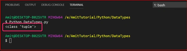 Data Types in Python