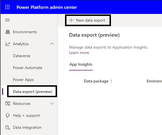 Power Platform Admin Center 1