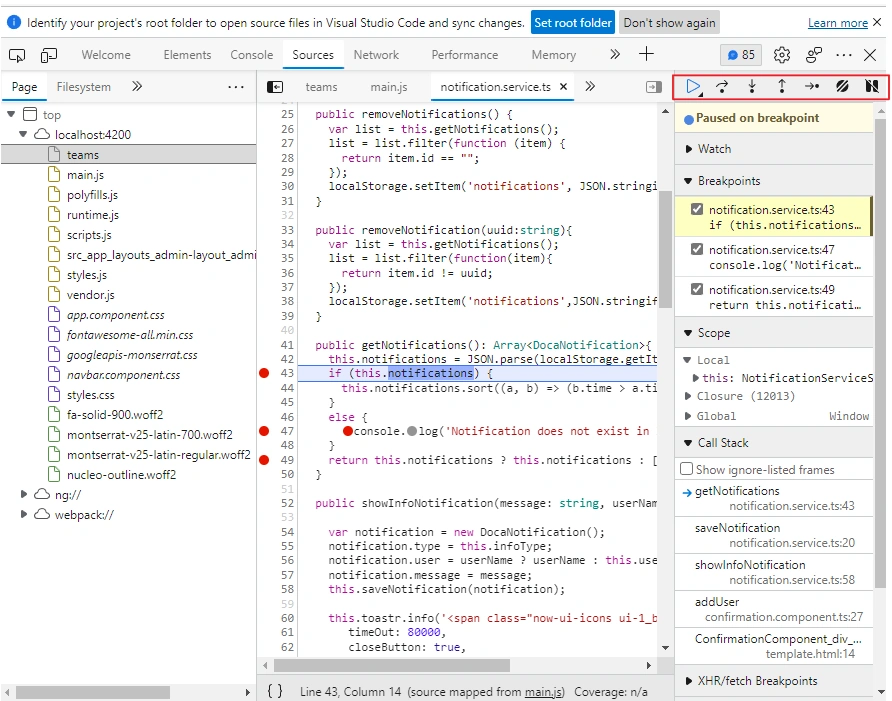 Debug Angular In Browser