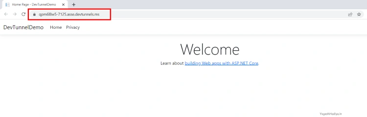Debug Dot Net Core Project in Mobile Or Tablet using Dev Tunnels