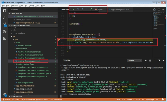 Debugging Typescript In Visual Studio Code Using Chrome