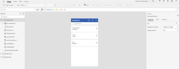 Deep Linking Into A Specific Screen On Mail Body In PowerApps