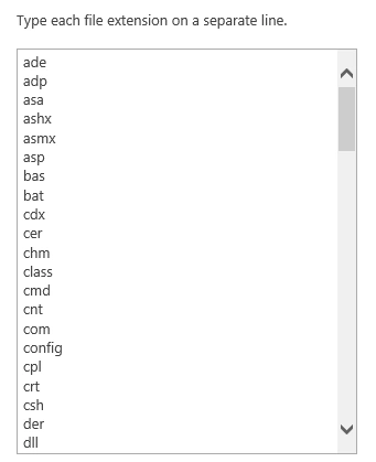 Configure