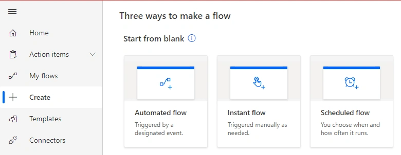 create a flow