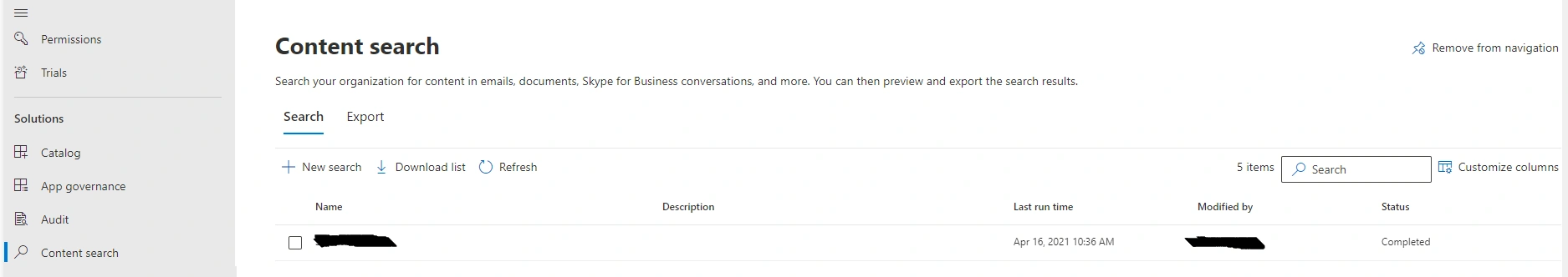 how to delete emails from user mailbox using eDiscovery, Content Serch and PowerShell