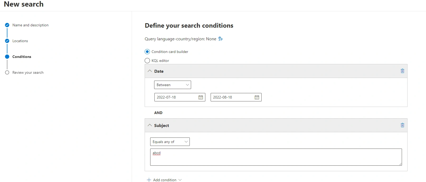 how to delete emails from user mailbox using eDiscovery, Content Serch and PowerShell