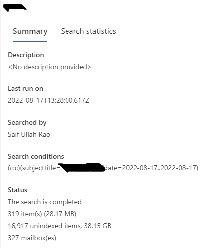 how to delete emails from user mailbox using eDiscovery, Content Serch and PowerShell