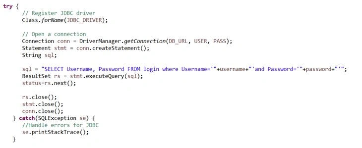 Demo On SQL Injection