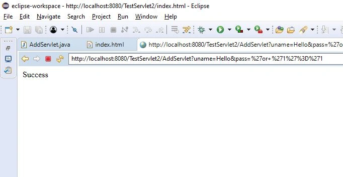 Demo On SQL Injection