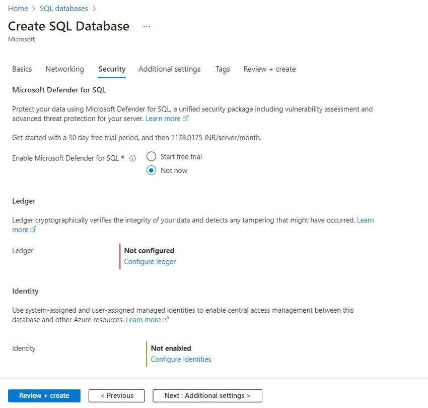Azure SQL Database Service