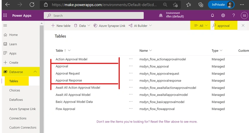 Demystifying Modern Approvals data storage in Dataverse