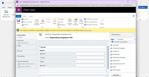 Dependency Dropdown Using Custom Script