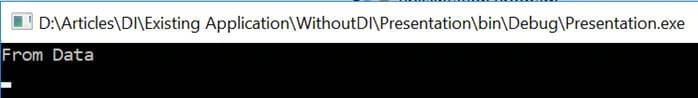 Dependency Injection Using Unity