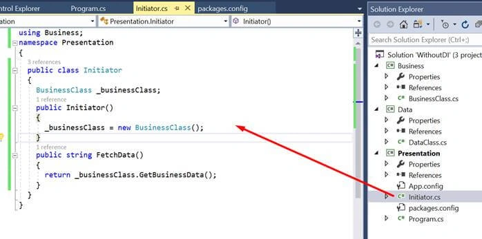 Dependency Injection Using Unity