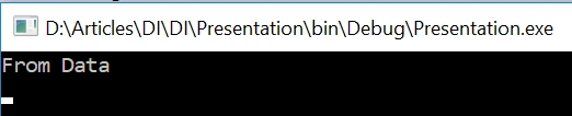 Dependency Injection Using Unity