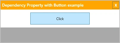 Dependency Properties output