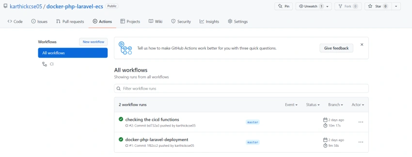Deploy a Dockerized Laravel Application