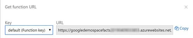 Deploy a Google Action on Azure