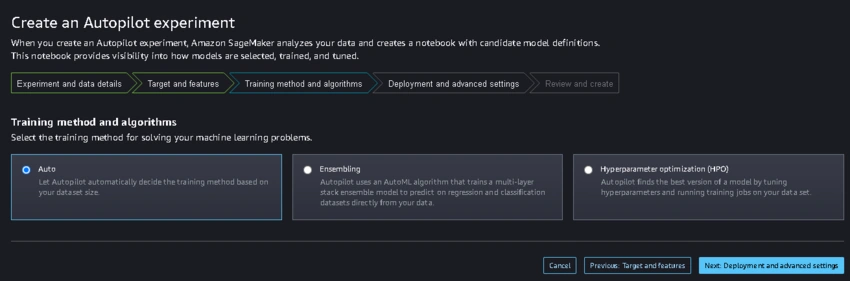 Deploy a Regression model through AWS SageMaker studio using Autopilot