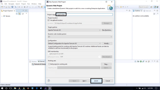 Eclipse Dynamic web project