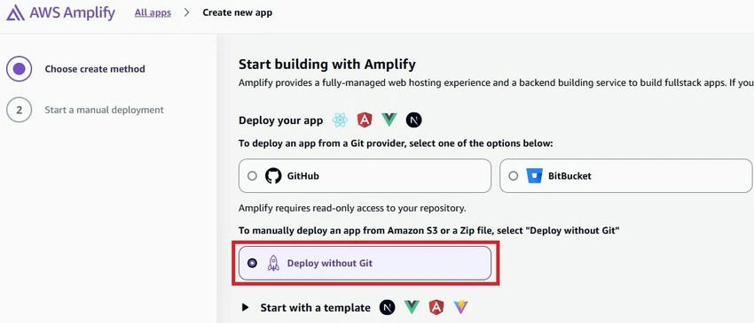 Deploy with Git