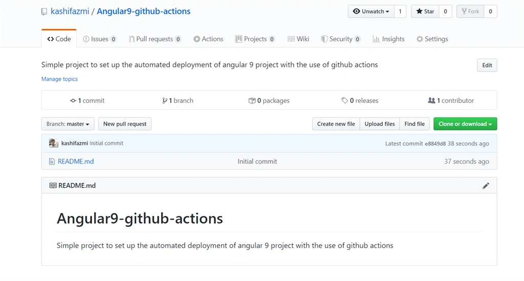 Deploy An Angular 9|8|7 Application Using Github Actions