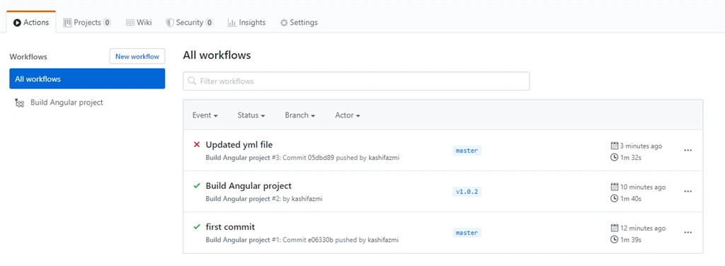 Deploy An Angular 9|8|7 Application Using Github Actions