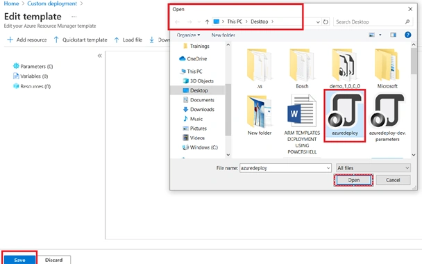 Upload file