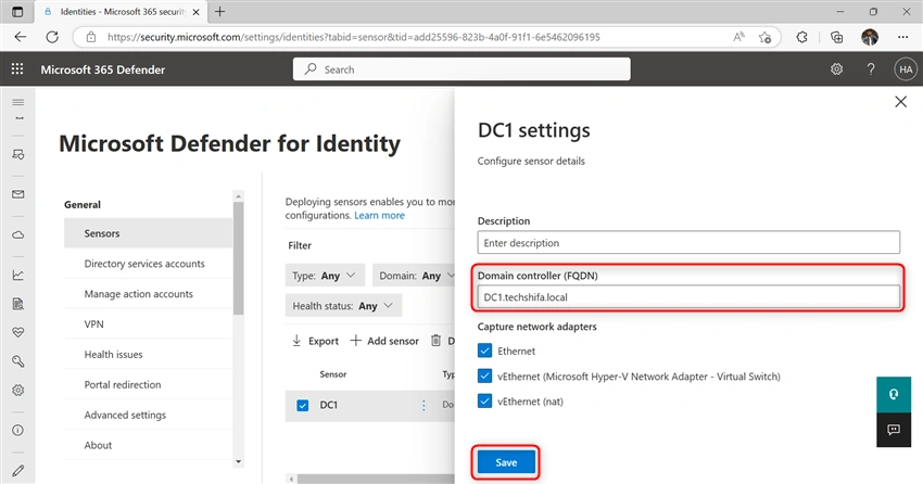 Deploy and manage Microsoft Defender for Identity