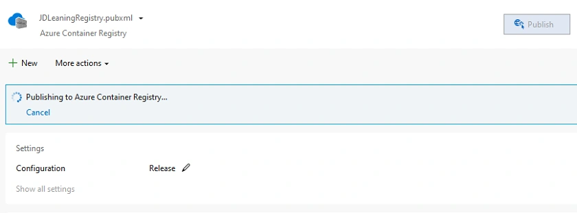Deploy and Run .NET Core 7 Web API on Azure Container Registry and Container Instance