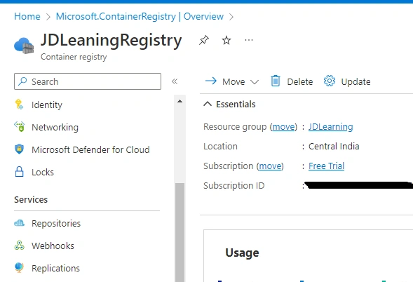 Deploy and Run .NET Core 7 Web API on Azure Container Registry and Container Instance