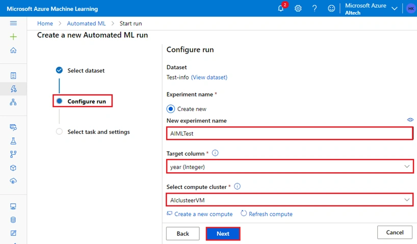 Azure Machine Learning Model Deploy and Train