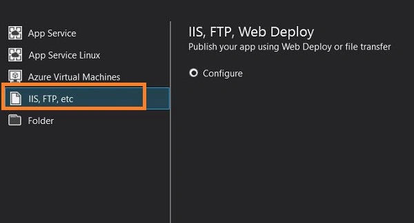 Deploy ASP.NET Core API application In IIS