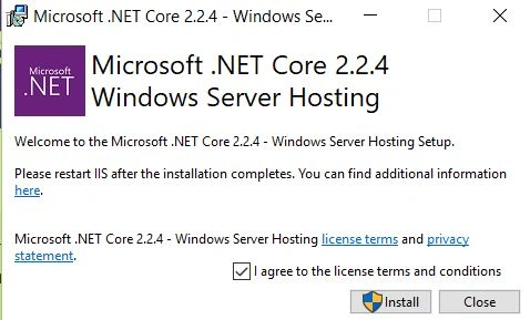 Deploy ASP.NET Core API application In IIS