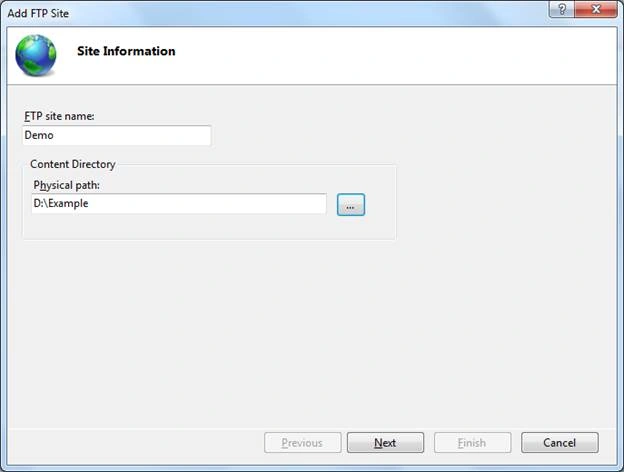 Enter Site Credentials