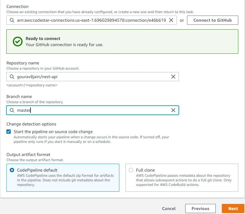 Deploy NestJS application on AWS