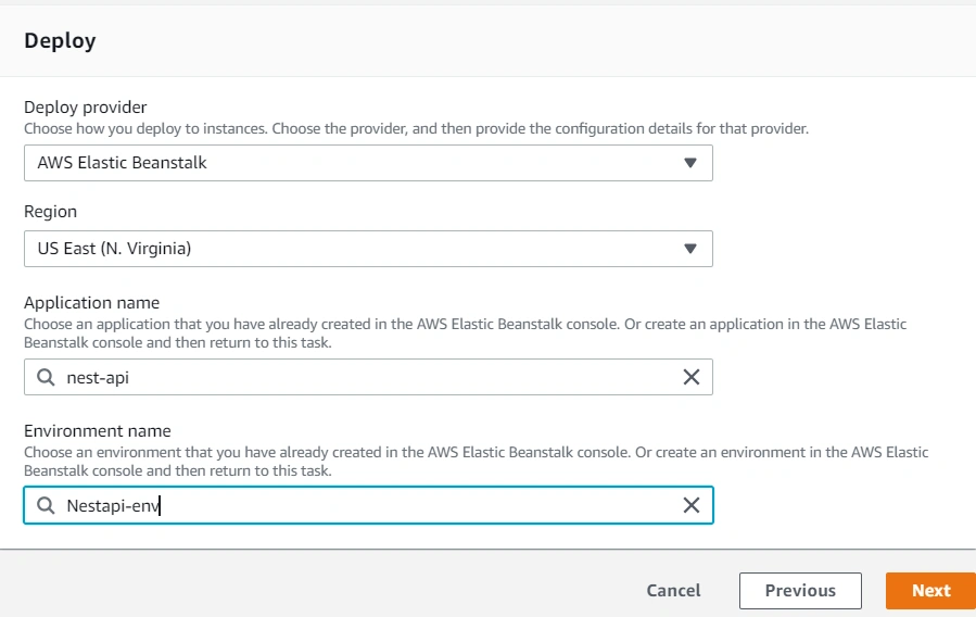 Deploy NestJS application on AWS