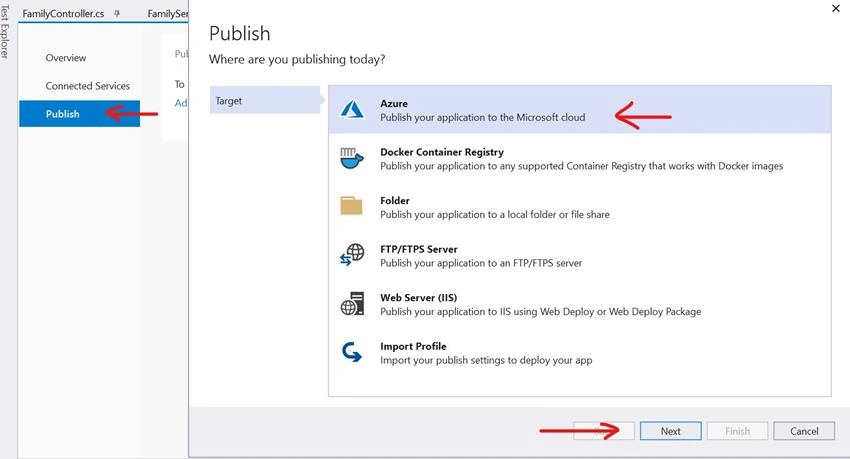 How to build and publish a .NET Core API to perform CRUD operations on Azure Cosmos DB (SQL API) and secure it using Facebook Authentication