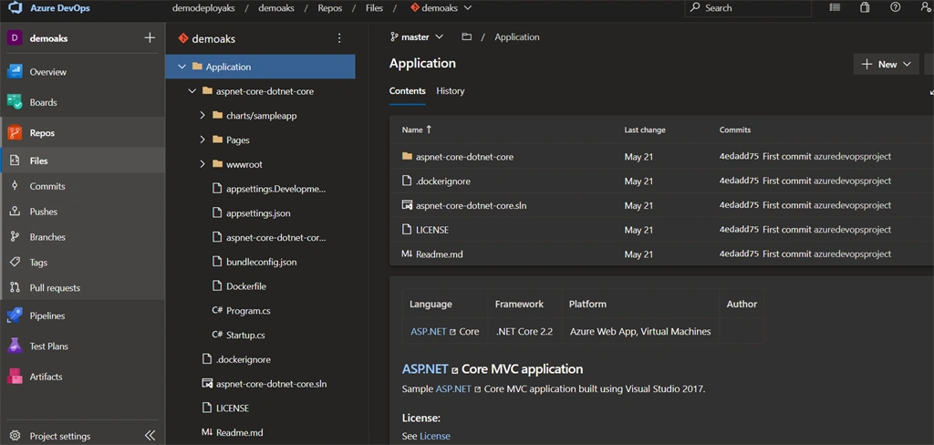 Deploy .NET Core Application In Azure Kubernetes With Azure Devops