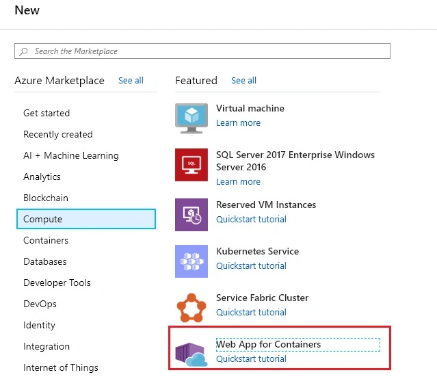 Deploy .NET Core Application To Linux Containers On Azure Web App using Deployment Center
