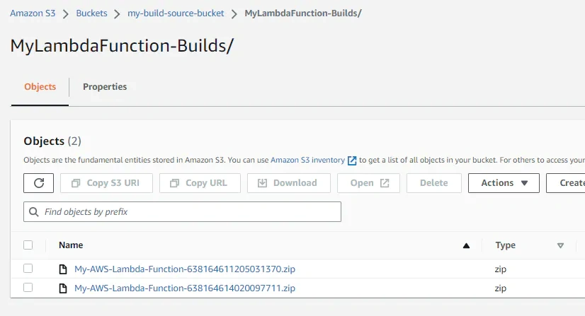 Deploy .Net Core AWS Lambda Function using AWS CodeBuild Pipeline